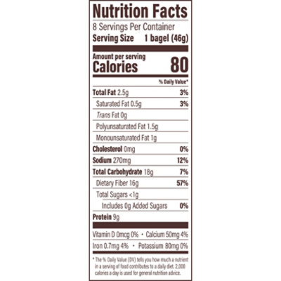 Thomas Keto 4 Net Carb Plain Bagel Thins 8 Count - 13 Oz - Image 3