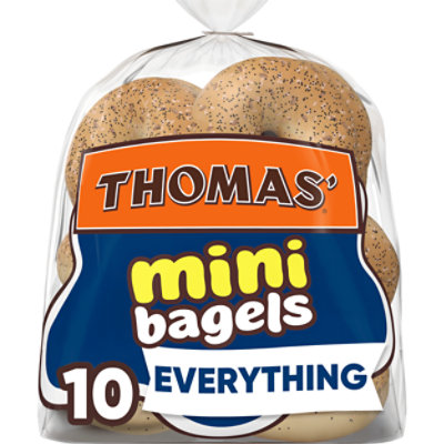 Thomas Everything Mini Bagels 10 Count - 15 Oz - Image 1