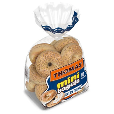 Thomas Everything Mini Bagels 10 Count - 15 Oz - Image 4