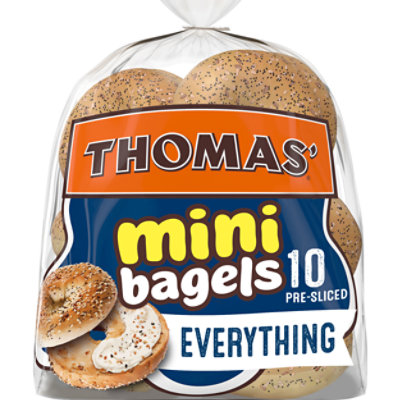 Thomas Everything Mini Bagels 10 Count - 15 Oz - Image 1