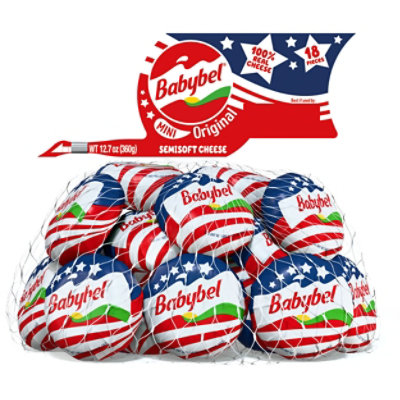 Babybel Mini Original Snack Cheese 18 Count - 12.7 Oz