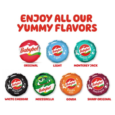 Babybel Mini Original Snack Cheese 18 Count - 12.7 Oz - Image 7