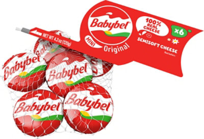 Babybel Mini Original Snack Cheese 6 Count - 4.2 Oz - Image 1