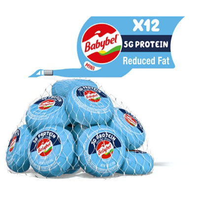 Babybel Mini Reduced Fat Snack Cheese 12 Count
