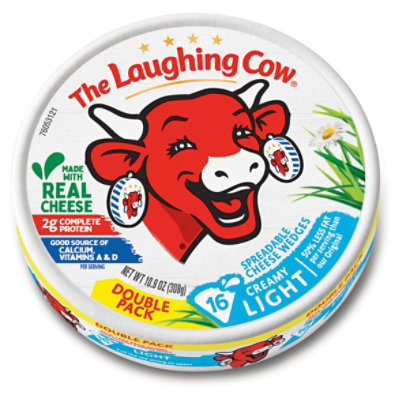 The Laughing Cow Creamy Light Spreadable Cheese Wedges - 10.9 Oz - Image 1