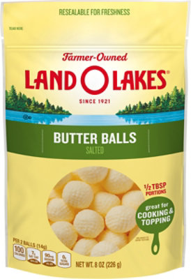 Lnd O Lks Salted Butter Balls 8oz - 8 OZ - Image 1