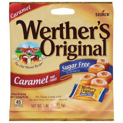 Werther's Original Sugar Free Caramel Hard Candies - 1.4 Oz - Image 1
