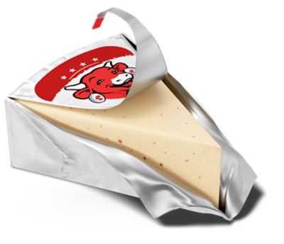 The Laughing Cow Creamy Spicy Pepper Jack Spreadable Cheese Wedges 8 Count - 5.4 Oz - Image 3