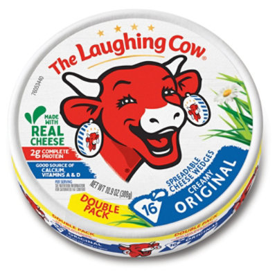 The Laughing Cow Creamy Original Spreadable Cheese Wedges - 16 Count - Image 2