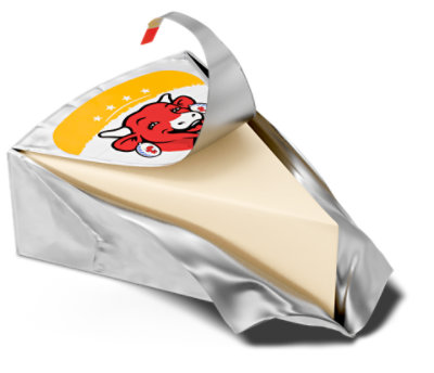 The Laughing Cow Creamy White Cheddar Flavor Spreadable Cheese Wedges 8 Count - 5.4 Oz - Image 3