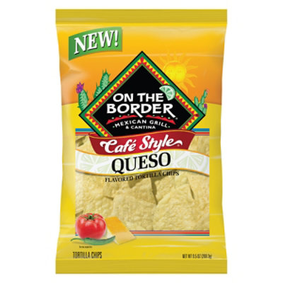 On The Border Queso Cafe Chips, 9.5oz - 9.5 OZ - Image 3