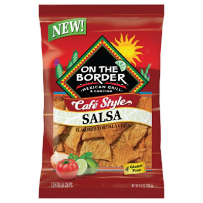 On The Border Salsa Cafe Chips, 9.5oz - 9.5 OZ - Image 3