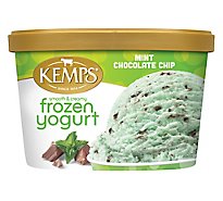 Kemps Mint Chocolate Chip Frozen Yogurt - 1.5 QT