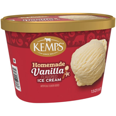 Kemps Old Fashioned Homemade Vanilla Ice Cream - 48 Oz - Image 4