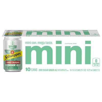 Schweppes Ginger Ale 10-7.5fz - 10-7.5FZ - Image 2