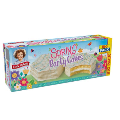 Little Debbie Big Pack Spring Party Cakes 18.81 Oz - 6 CT