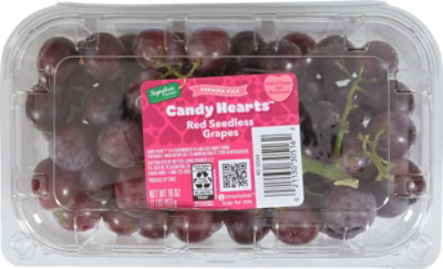 Signature Farms Grapes Candy Hearts 10 Lbs - 1 LB
