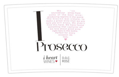 I Heart Prosecco Rose 750 Ml Wine - 750 ML - Image 4