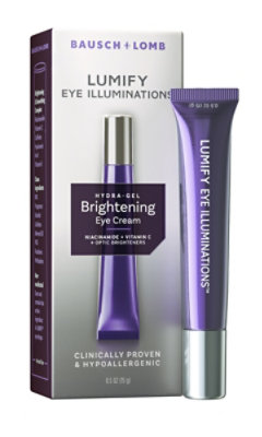 LUMIFY Eye Illuminations Eye Cream Hydra-Gel with Vitamin C Caffeine and Hyaluronic Acid - 15 Fl. Oz. - Image 1