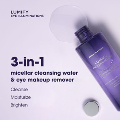 LUMIFY Eye Illuminations Cleansing Micellar Water and Eye Makeup Remover Hypoallergenic - 160mL - Image 4