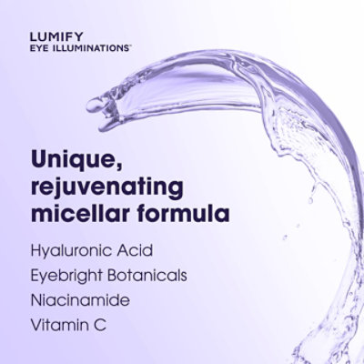 LUMIFY Eye Illuminations Cleansing Micellar Water and Eye Makeup Remover Hypoallergenic - 160mL - Image 2