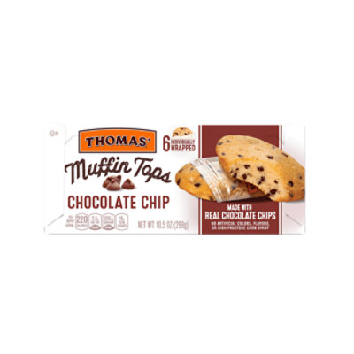 Thomas Chocolate Chip Muffin Tops 6 Count - 10.5 Oz - Image 3