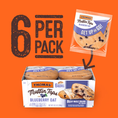 Thomas Blueberry Oat Muffin Tops 6 Count - 10.5 Oz - Image 5