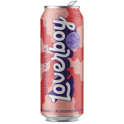 Loverboy White Tea Peach 19.2 Single Serve In Cans - 19.2 FZ - Image 1