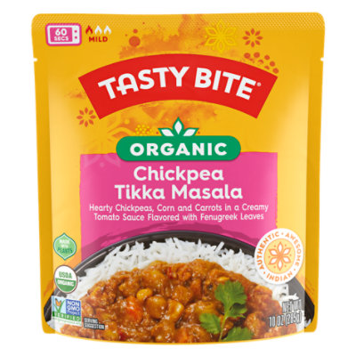 Tasty Bite Organic Chickpea Tikka Masala Flavorful Chickpea Tikka Masala - 10 Oz - Image 1