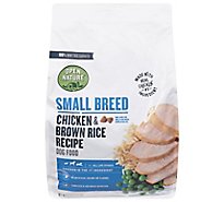 Open Nature Chicken Brown Rice Small Breed Dog Food Bag 6 Pound - 6 LB