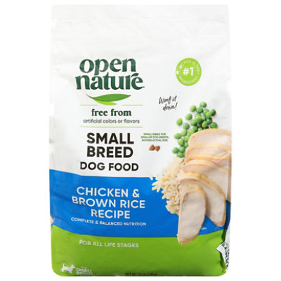 Open Nature Chicken Brown Rice Small Breed Dog Food Bag 15 Pound - 15 LB - Image 3