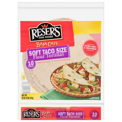 Resers 8 Inch Flour Tortilla - 16 OZ - Image 3