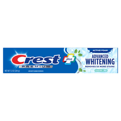 Crest Prm Adv Whtn Active Foam 7.2oz - 7.2 OZ - Image 2