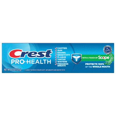 Crest Pro-health Plus Scope Toothpaste 4.3oz - 4.3 OZ - Image 1