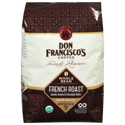 Don Francisco's French Roast Whole Bean Coffee Large Bag - 18 OZ - Image 3