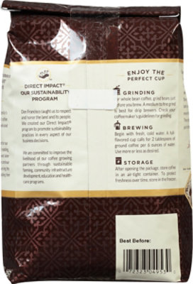 Don Francisco's French Roast Whole Bean Coffee Large Bag - 18 OZ - Image 5