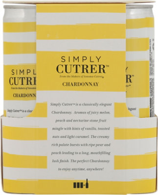 Simply Cutrer Chardonnay 4pk-250ml Wine - 4-250 ML - Image 4