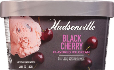 Hudsonville Black Cherry Ice Cream 48oz - 48 OZ - Image 6