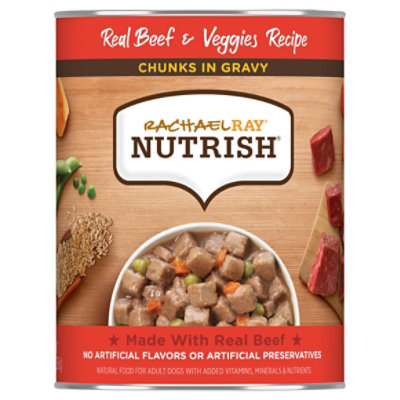 Rachael Ray Nutrish Chunks In Gravy Wet Dog Food, Beef & Veggies - 13 Oz. Can - 13 OZ - Image 3