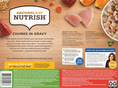 Rachael Ray Nutrish Chunks In Gravy Dog Food Beef And Chicken Variety Pack - 12-13 Oz. Cans - 12-13 OZ - Image 5