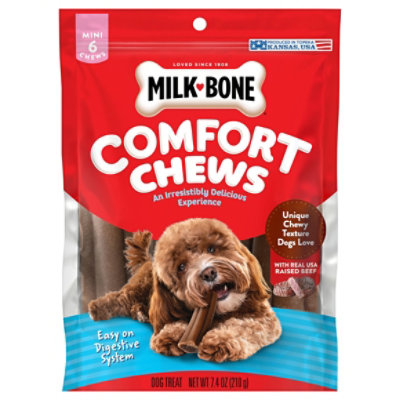 Milk-bone Comfort Chews Mini Dog Treats, Beef - 7.4 Oz. - 7.4 OZ - Image 3