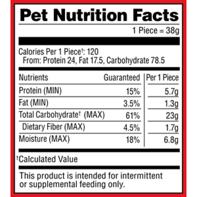 Milk-bone Comfort Chews Mini Dog Treats, Beef - 7.4 Oz. - 7.4 OZ - Image 5
