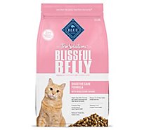 Blue Buffalo True Solutions Blissful Belly Digestive Care Chicken Adult Dry Cat Food - 3.5 Lb