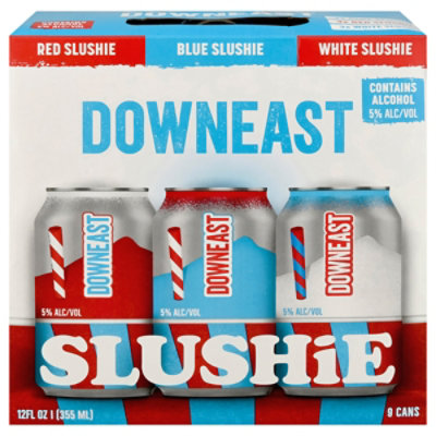 Downeast Blue Slushie Cider Mix Pack Cans - 9-12 Fl. Oz. - Image 1
