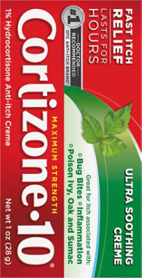 Cortizone 10 Ultra Soothing Creme Tube - 1 Oz - Image 8