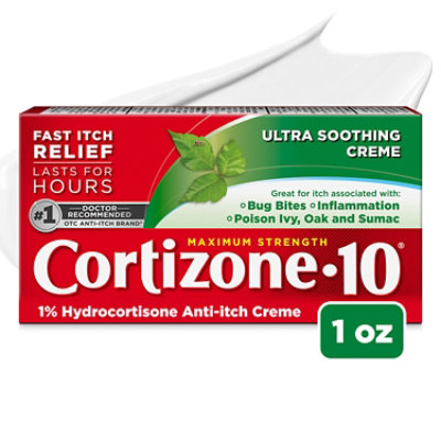 Cortizone 10 Ultra Soothing Creme Tube - 1 Oz - Image 1