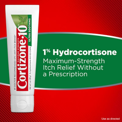 Cortizone 10 Ultra Soothing Creme Tube - 1 Oz - Image 4