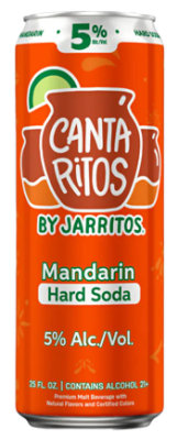 Cantaritos Mandarin Hard Soda In Cans - 25 Fl. Oz. - Image 1