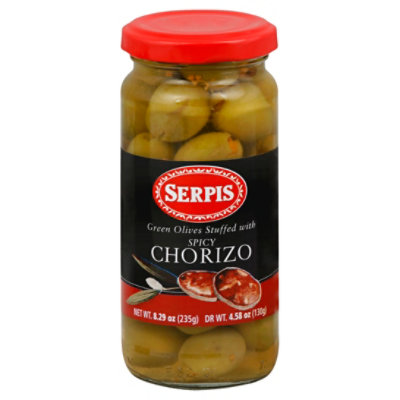 Serpis Green Olives - 8.29 Oz - Image 1