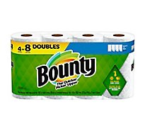 Bounty 4dr Sas White Paper Towel Tissue - 4 Count